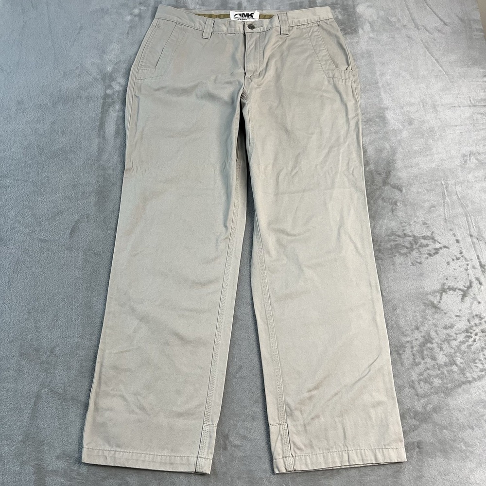 Mountain Khakis Teton Twill Pants Mens 36x32* Khaki Beige Outdoor Hiking Chino
